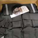 Adjustable Weighted Vest With 2-40LB Detachable Soft Silicone Counterweight