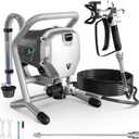 Airless Paint Sprayer, High-Pressure Electric Paint Spray Gun with Extension Rod, Thinning-Free Professional Painting Tool for Interior/Exterior Walls, Fences, Ceilings, Cabinets (Mecha Style)