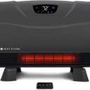 Heat Storm Phoenix HS-1500-PHX, Infrared Space Heater with Attachable Feet, Remote Control, Energy Efficient-750-1500 Watts, Gray Floor or Wall