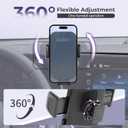 8Inch Car Phone Holder Mount Compatible with Nissan Rogue S/SV 2021-2026,Altima 2.5 SR 2019-2025/Sentra SR/SV 2020-2025(Not Fit S) Accessories Custom Screen & Mobile Phone 360Adjustable Cell Phone