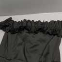 Cololura Sexy Floor-Length Off Shoulder Ruffles Stringy Selvedge Mermaid Bodycon Party Evening Maxi Dress Size 3XL