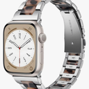 CRIS-BAND Resin Bands Compatible with Apple Watch Series 11/10/9/8/7 Bands 46mm 45mm 44mm 42mm 41mm 40mm for Women, Strap for iWatch Ultra 3/2 49mm Series 6/5/4/3/2/1/SE3 Slim Bracelet Wristband