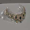 SWEETV Green Queen Crown and Princess Tiaras Adult,Crystal Crown for Women and Girls, Headband for Bride Wedding Bridal Birthday Quinceanera Pageant Party Prom,Halloween Costume Cosplay Accessories (Gold+Emerald Green)