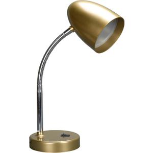 ENERGETIC SMARTER LIGHTING LED Desk Lamp, Flexible Gooseneck with Table lamp, 3.5W 240LM 4000K Cool White Study Lamps for Bedroom and Office, Eye Protection, ETL Listed,Gold