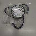 10 Inch Modern Ceiling Light, 24W LED Dimmable Ceiling Light with Remote Control, 3000-6000K Color Temperature Adjustable, Black Small Chandelier for Bedroom, Entryway, Hallway, Kitchen