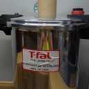 T-fal Pressure Cooker Aluminum Pressure Canner, 22 Quart, 3 PSI Settings, Cookware, Pots and Pans, Large Capacity, Cooling Racks, Recipe Booket, Canning Vegetables, Meats, Poultry, Seafood, Silver (22 Quarts)