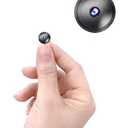 Only 0.9 inch Hidden Camera with Audio/ Video Mini Small Spy Cameras Home Indoor Use Night Vision Motion Detection Baby Monitor Wireless Outdoor Nanny espias ocultas WiFi Security Secret (Small Size)
