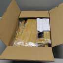 8.2FT Adjustable Backdrop Stand Kit - Square Wedding Arch & Balloon Arch for Photo Booth Background, Baby Shower, Birthday Party Decorations (Portable Frame) (Gold,8.2X 8FT)