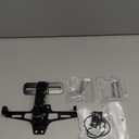 Worldmotop Motorcycle License Plate Bracket Fender Eliminator Kit Universal Replacement for Yamaha Kawasaki Honda Ducati Suzuki BMW Adjustable Light Tail Tidy Holder Mount(black)