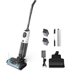 Cordless Wet Dry Vacuum Cleaner and Mop All in One, Mop Vacuum Cleaner for Hard Floor, with Smart Control & Self-Cleaning System