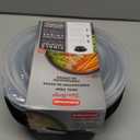 Rubbermaid TakeAlongs Food Storage Containers, 5 Cup, 8 Pack, Black
