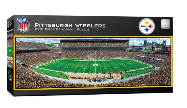 Pittsburgh Steelers - 1000 Piece Panoramic Jigsaw Puzzle - Center View