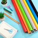 Estune 12 Pack Bulletin Board Paper for Classroom, 4 x 15ft Fade Resistant Colorful Construction Bulletin Board Paper Roll for Back to School Craft & Decoration(Fresh Color)