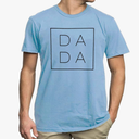 MNLYBABY Dad Shirts for Men Funny DADA Letter Print Graphic Tshirts Father Daddy Papa Gifts Tee Tops Size 2XL