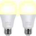 Motion Sensor Light Bulbs, Aukora 12W (100-Watt Equivalent) E26 Motion Activated Dusk to Dawn Security Light Bulb Outdoor/Indoor for Front Door Porch Garage Basement Hallway Closet (Warm White 2 Pack)