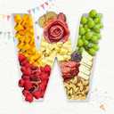 12inch Cardboard Letter Fillable Shaped Decorative Box for Charcuterie(W),2"L x 10"W x 12"H