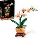 LEGO Botanicals Mini Orchid Building Set - Artificial, Fake Orchid for Home Decor, Adults Ages 18+ - Gift for Graduation- Indoor Plant Decorations for Table, Desk, Office - 10343