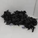 Fovths 6 Pack Halloween Black Fall Maple Garland Decorations 5.8 Feet Maple Leaf Garlands with Hooks Artificial Hanging Foliage Vine Garland for Autumn Halloween Thanksgiving Home Decorations