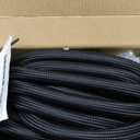 Relxitl Garden Hose, Flexible Water Hose, Ultra Lightweight Non-Expanding hose with 10 Function Sprayer, Leak-proof, Pressure Resistant for Yard, Outdoor (Black, 50FT)
