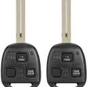 Key Fob Remote Replacement Fits for Lexus RX330 RX350 RX400h 2004 2005 2006 2007 2008 2009 HYQ12BBT (Pack of 2)