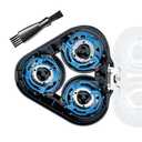 SH50 Replacement Blades Whole Head Part Compatible with Philips Norelco 5000 Replacement Heads,for Norelco Series 5000 (S5xxx), PT7xx, PT8xx,SH50 Replacement Blades for Series 5000 Razors