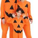 ANGELGGH Matching Halloween Onesie Pajamas Family Holiday Hooded PJs Adult Couples One Piece Sleepwear Funny Ugly Loungewear (XL)