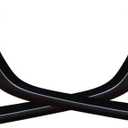 Auto Parts Fit For Mazda CX-30 CX30 2020 2021 2022 2023 2024 2025 2026 Exterior Front Lower Grill Grille Trims Cover Grill Molding (Piano Black) ABS 2PCS