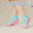 Baby Toddle Socks Grip Non Slip Kids Boys Girls Cotton 12 Pack Ankle Cute Newborn Socks (3-5T)