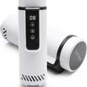 Portable Insulin Cooler with USB Charger - Diabetic Travel Medication Cooler, Car Refrigerator for Medicine Storage, Compact Cooling Organizer (Requires Continuous Power) White