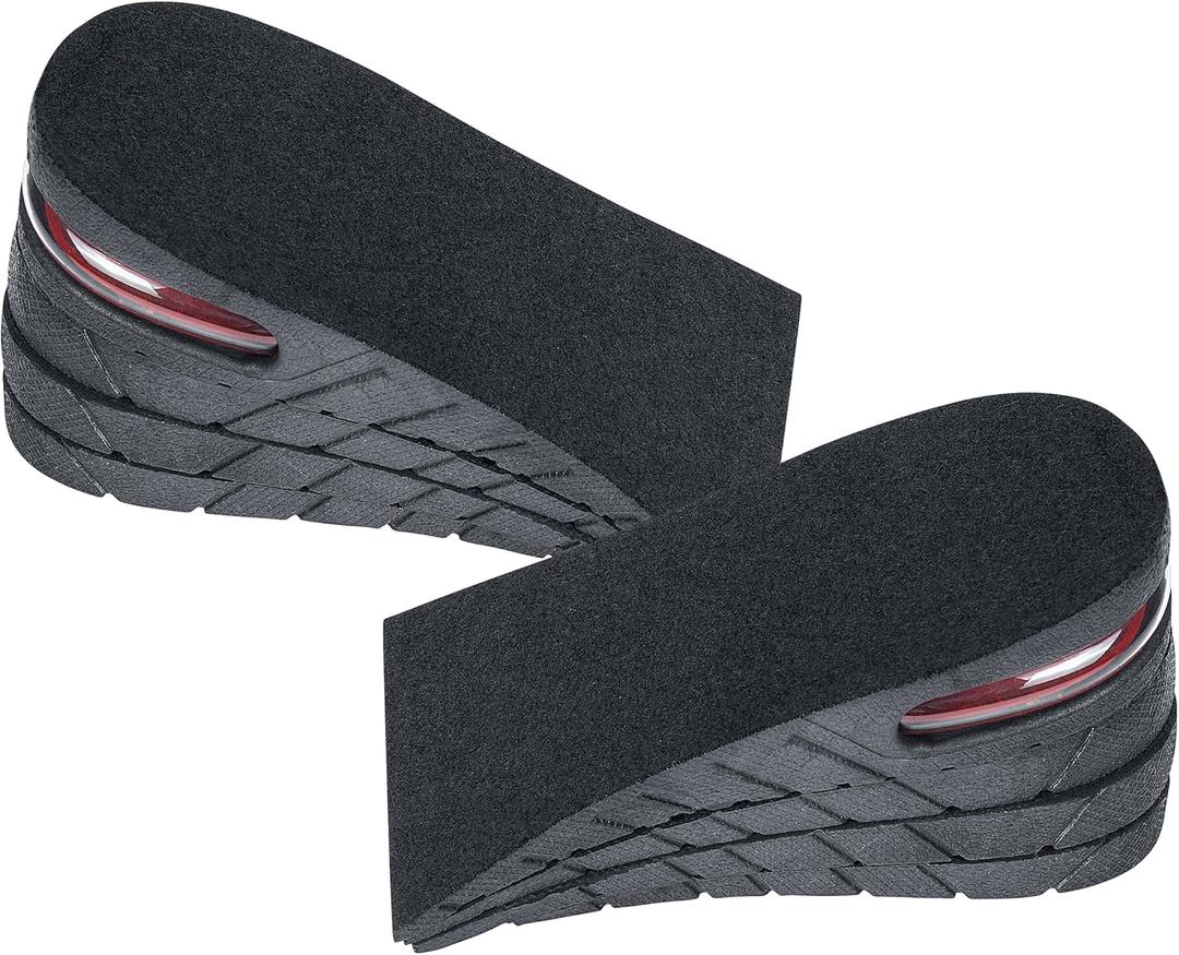 Height Increase Insoles 4-Layer Air up Shoe Lifts Elevator Shoes Insole -7.5 cm (3 inches) Heels Lift Inserts for Men and Women (4 Layers)