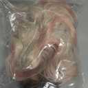 SAPPHIREWIGS Blonde Wig with Bangs Long Loose Wavy Wig Highlight Pink Hair Synthetic Heat Resistant Fiber Hair for Women Daily Party Use 26inch