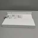 White Floating Shelves for Wall Decor, Wall Mounted Wood Storage Shelf for Bedroom, Living Room, Bathroom, Kitchen, Nursery, Display Picture Ledge Shelf with Lip Set of 2-16 Inches, White (15.8in)