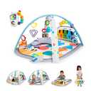 Baby Einstein Kickin Tunes 5-in-1 Bundle, Music & Language Discovery Gym & Take Along Musical Baby Toy, for Ages 0 Months and Up