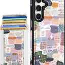 Shorogyt for Galaxy A15 5G Cute Kawaii Leather Phone Case - Compatible with Magsafe Wallet Magnetic Credit Card Holder Fashion Collage Design Phone Cover for Women Girls, Fits 7 Cards