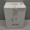 KDG Cordless Wall Sconces Set of 2, Small Wireless 5200mAh Rechargeable Battery Fabric LED Wall Lamps, Portables Lightings for Wall Painting, Living Room, Bedroom, Hallway, Gifts, Night Light (Black)