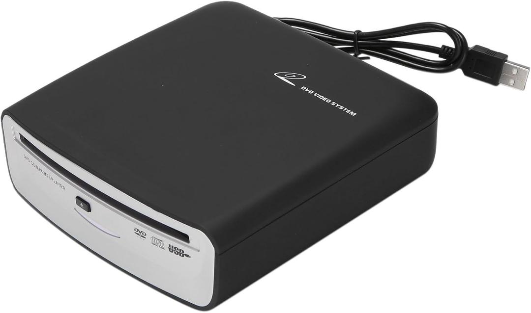 USB External Car Universal Connection Portable CD Player for Car Android Navigation/TV/Laptops Desktops with USB Port Plug and Play (Android Version 4.4 and Above)