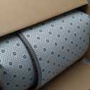 Large Rugs for Living Room, 8x10 Fluffy Grey and Black Bedroom Area Rug, Shag Geometric Soft Fuzzy Carpets Big Kids Room Rug, Non-Slip Plush Modern Rug for Office Home Decor Aesthetic