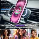 Coolwee Magnetic for iPhone 16 Case Rose Gold, Compatible with MagSafe, for Men Cute Women Girls, 10FT Military Grade Protective Cover for iPhone 16 Phone Clear Transparent Pineapple