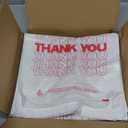 TashiBox [350 Count Thank You plastic bags/T-shirt Bags/Shopping Bags/Disposable Grocery Bags(11.5" X 6.25" X 21") 15mic, 0.6 Mil