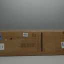 Ekena Millwork Lifetime Vinyl LL1S14X05200BL Standard Cathedral Top Center Mullion, Open Louver Vinyl Shutters, w/Installation Shutter-Lok's & Matching Screws (Per Pair), 14 1/2"W x 52"H, Black