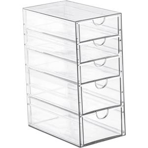 Multi Drawer Organizer Storage Box for Desktop Pen and Makeup Storage Compact and Lightweight Design for Home Office Use