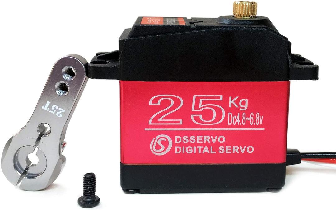 25KG Digital Servo Full Metal Gear High Torque Waterproof for RC Car Crawler Robot Control Angle 270