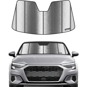 Windshield Sunshade for Audi A3/A3 Quattro/RS3/S3 2022-2025 - Metallic (2022-2025 A3, Metallic Silver(Metallic))