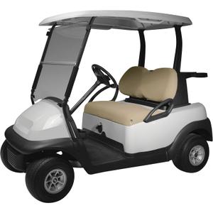 Classic Accessories Fairway Terry Cloth Golf Cart Seat Cover, Light Khaki