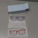 Blue Light Blocking Glasses - Fashion Square Eyeglasses, Anti UV Ray Computer Gaming Glasses Blue Blockers for Women/Men