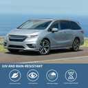 4PCS Rain Guards Fit for Honda Odyssey 2011-2017, Durable Front & Rear Window Visors Wind Deflector, Outside Mount Vent Shade Shield Accessories 2011 2012 2013 2014 2015 2016 2017