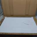 Glass Whiteboard Dry Erase Board - TANKEE Magnetic Glass White Board 36 x 24 Inches, Modern Large Frameless White Board for Wall, Office, Home, School, with Marker Tray, 3' x 2'