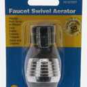 Button LAMP Adhesive LEDs Light Package - Lightweight, Ultra Small, Ultra Bright LED Utility Lights - 6 Pack (BL-6885)  And Plumb Craft Waxman 7610700T Pull & Spray Aerator