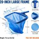 STARGOODS 20" Pool Skimmer Net, Blue