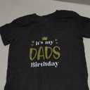 Kids its my dads birthday shirt toddler T-Shirt, 3T